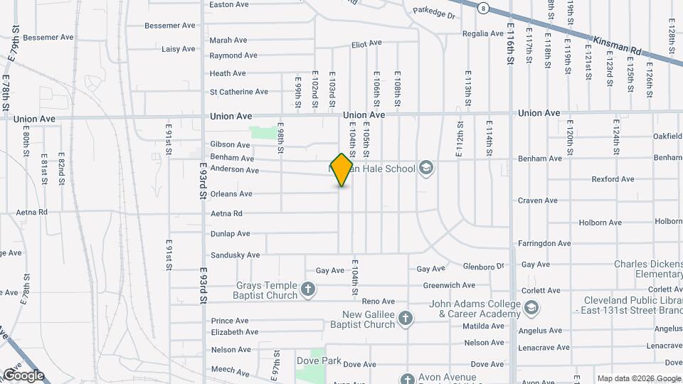 3623 E 103rd St Map and Location Details