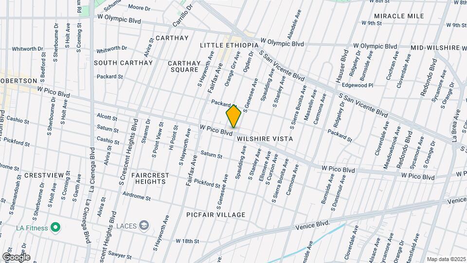 5763 W Pico Blvd Map and Location Details