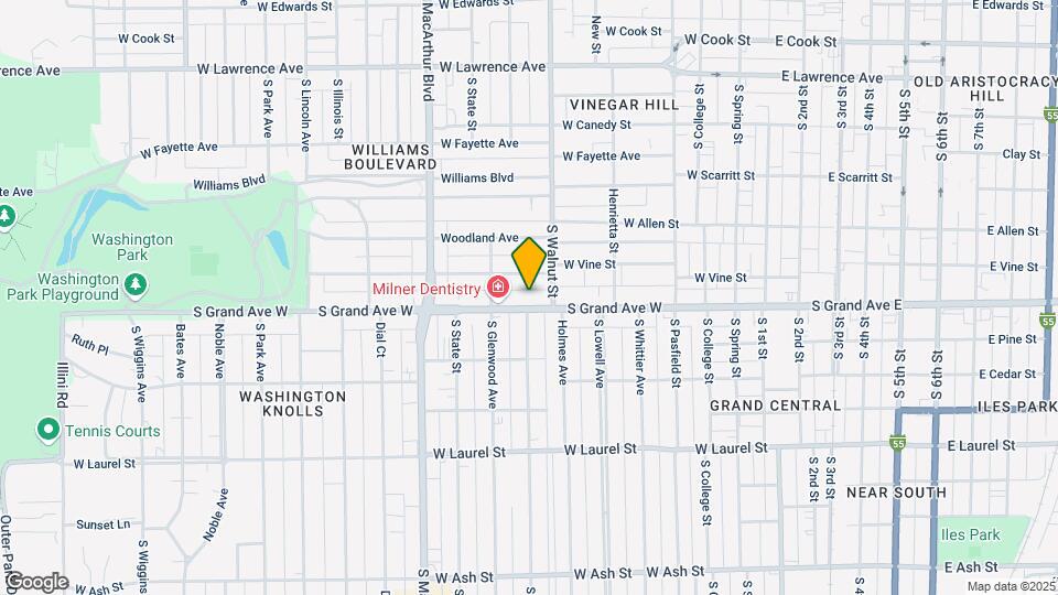 721 South Grand Ave W Map and Location Details
