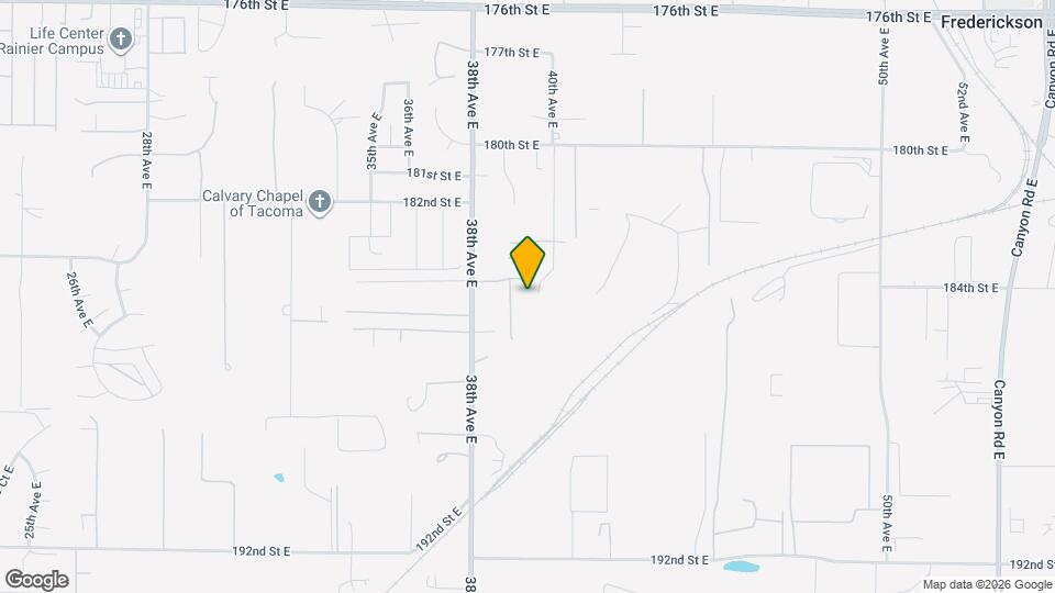 18417 40th Ave E Map and Location Details