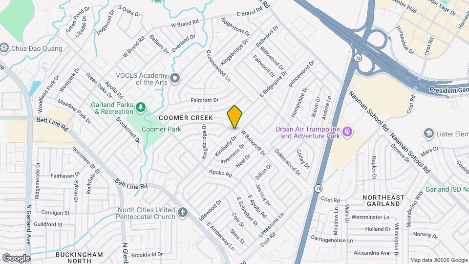 2521 Kimberly Dr Map and Location Details