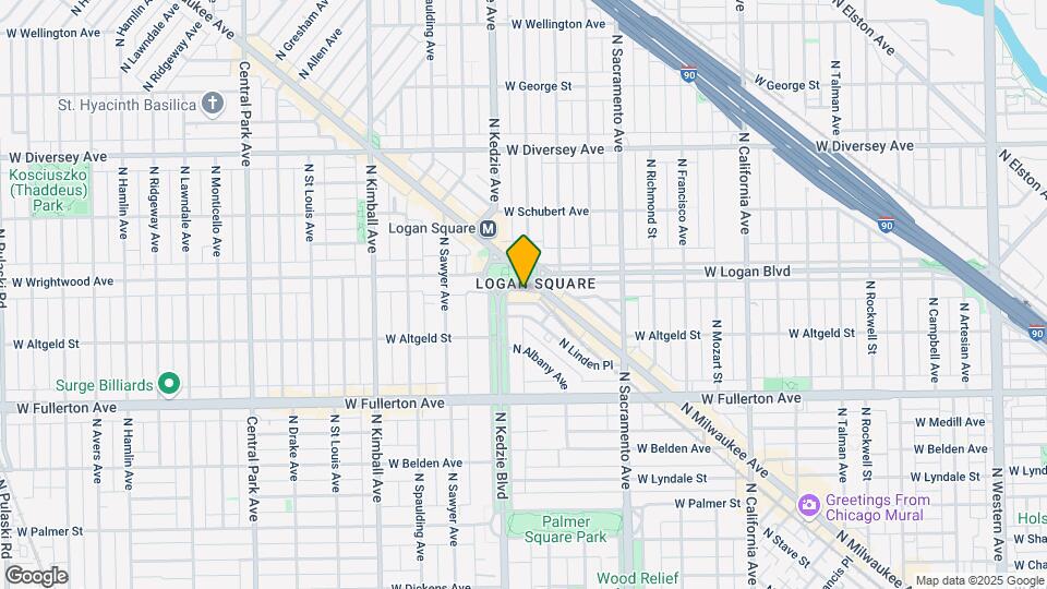 3131 W Logan Blvd, Unit 3b Map and Location Details