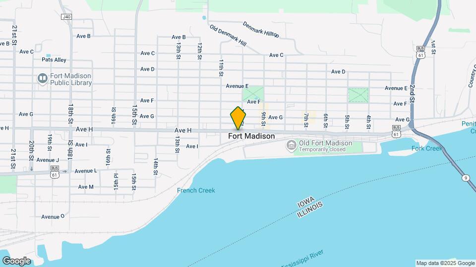 1006 Avenue H, Unit 1 Map and Location Details