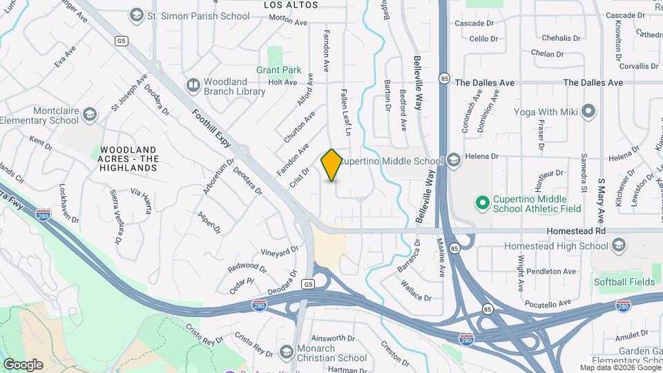 2048 Louise Ln Map and Location Details