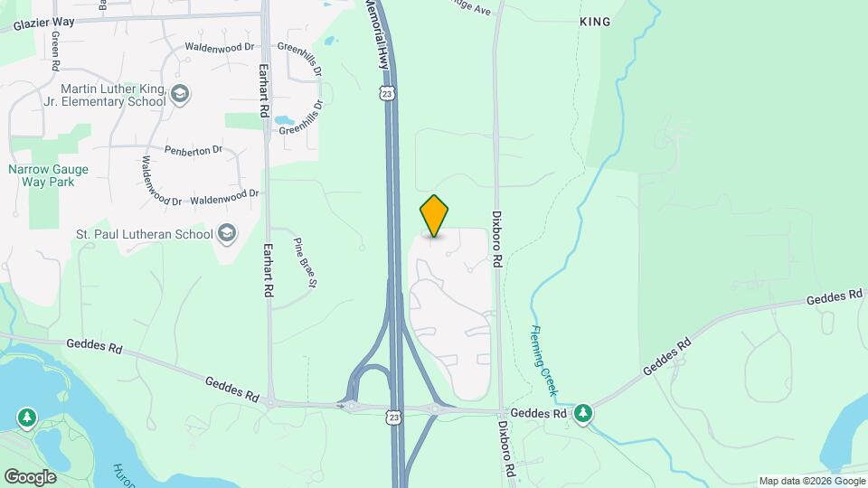 4314 Hillside Dr Map and Location Details