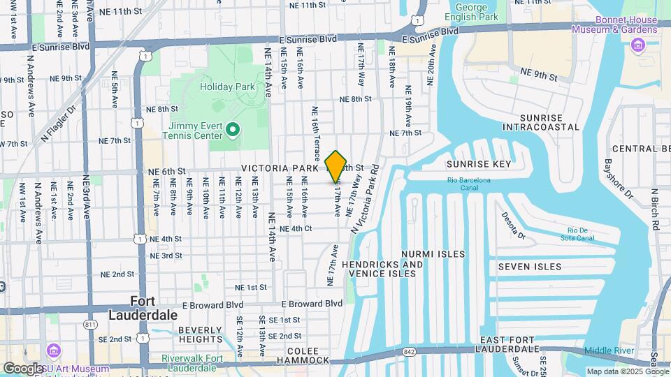 515 NE 17th Ave Map and Location Details