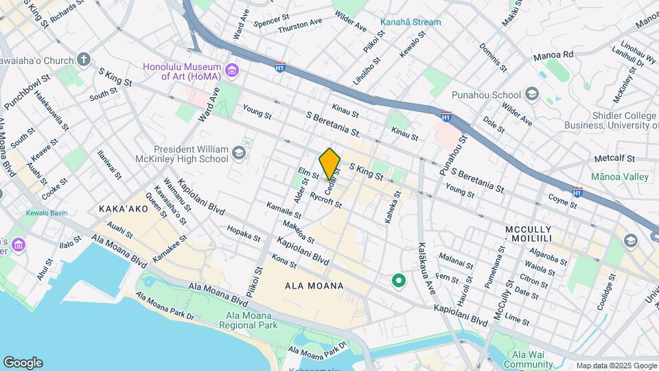830 Ceder St Mapa y Detalles de la Ubicación