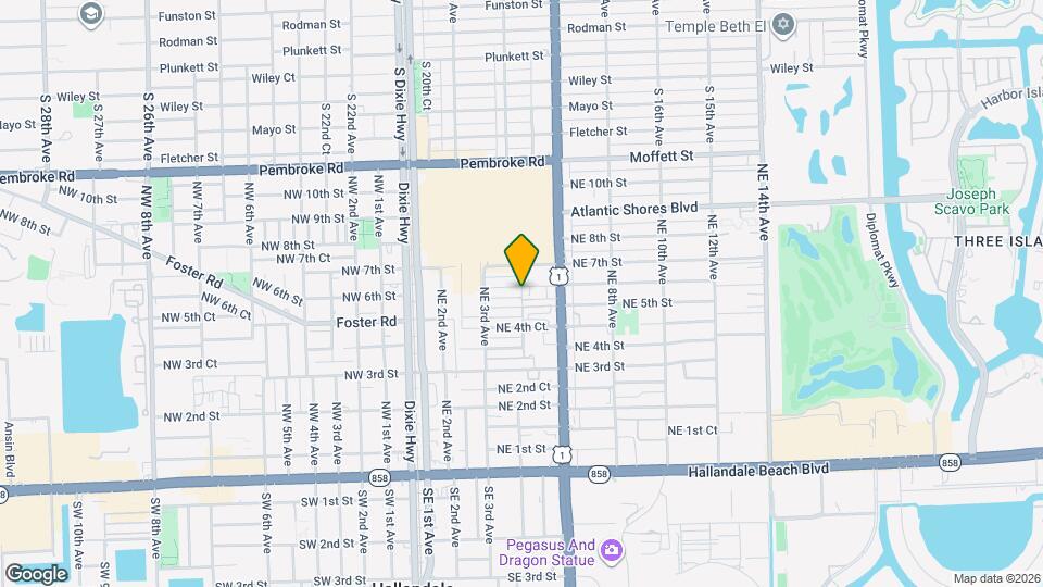 514 NE 4th Ave Map and Location Details