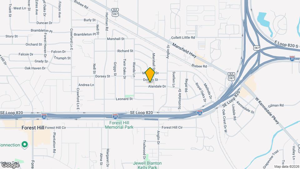 4741 Alandale Dr Map and Location Details