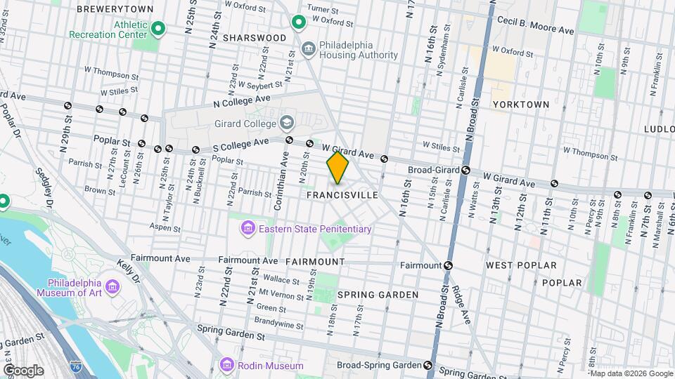 869 Perkiomen St Mapa y Detalles de la Ubicación