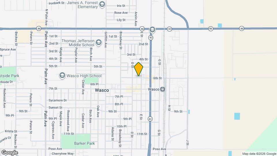 908 6th St Map and Location Details