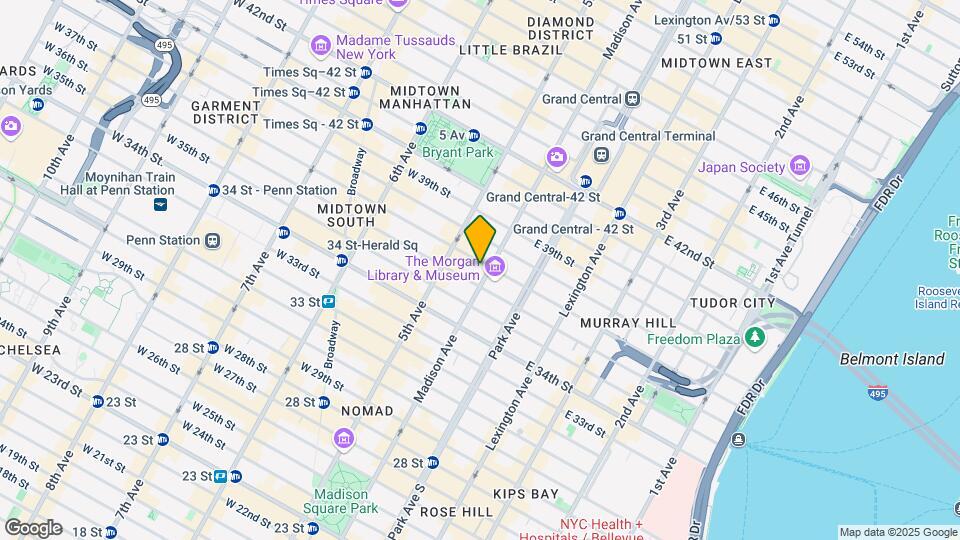 220 Madison Ave-Unit -15D Mapa y Detalles de la Ubicación