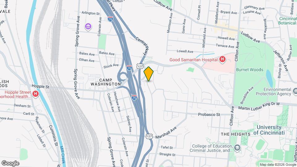 2992 W McMicken Ave Map and Location Details