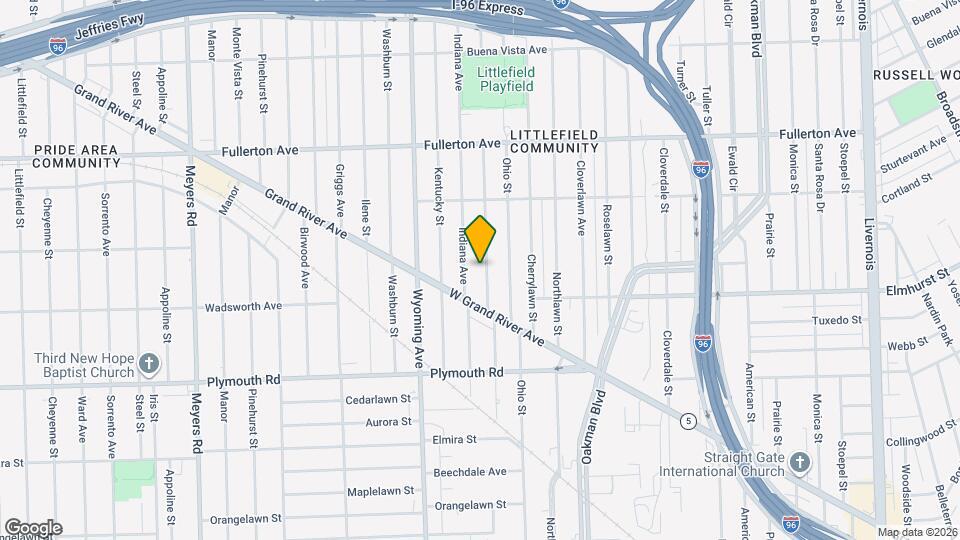 11883 Wisconsin St Map and Location Details