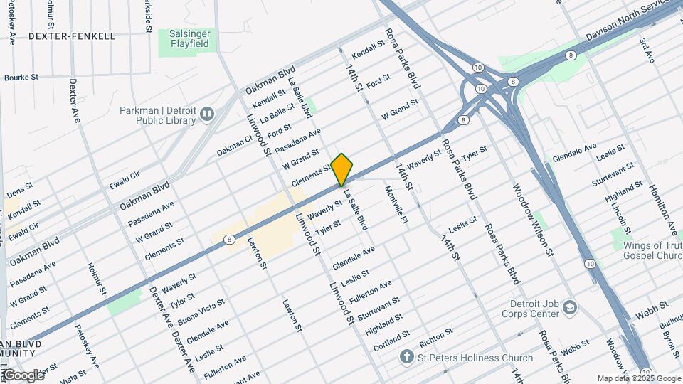 13325 La Salle Blvd Map and Location Details