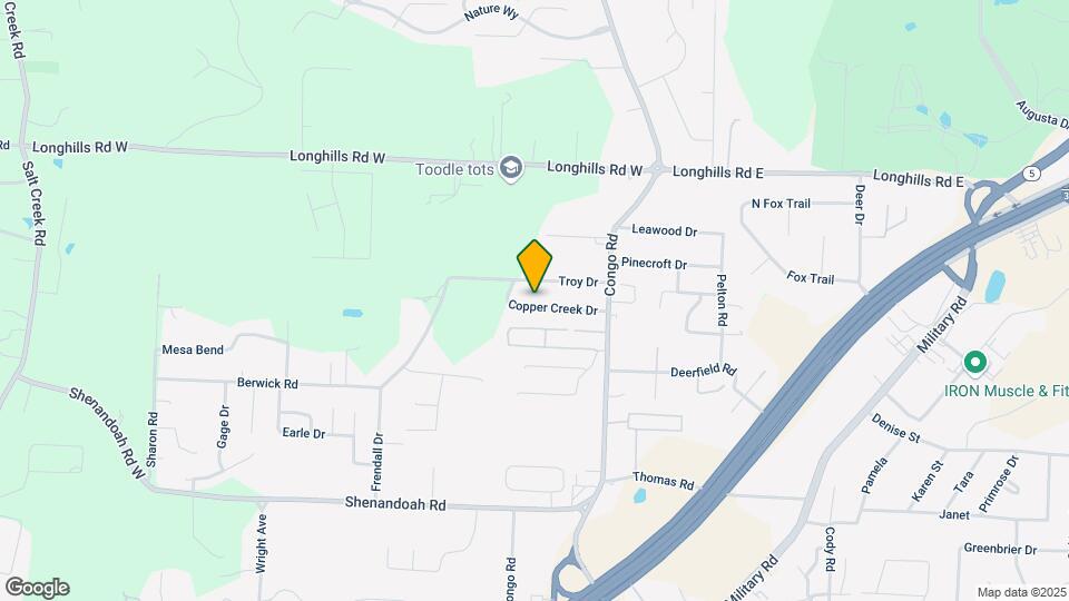 1202 Copper Creek Dr Map and Location Details
