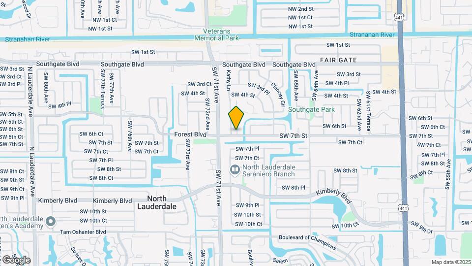 6947 SW 7th St Mapa y Detalles de la Ubicación