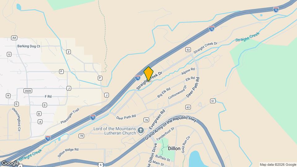 390 Straight Creek Dr Map and Location Details