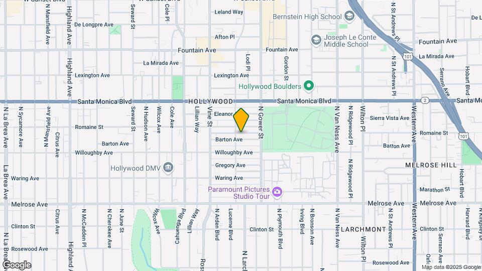 5949 Barton Ave Map and Location Details