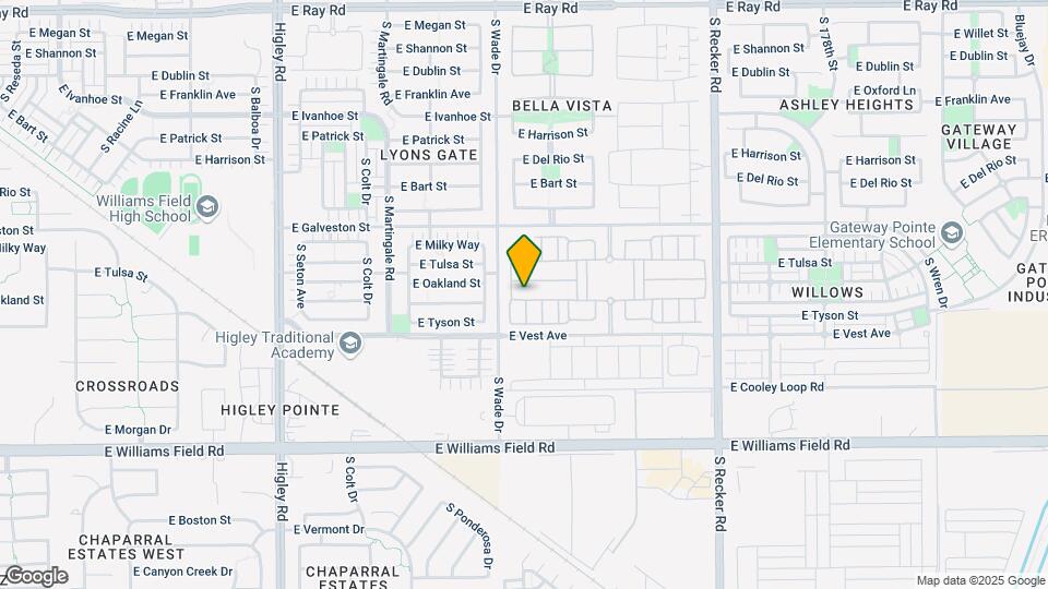 3648 E Perkinsville St Map and Location Details