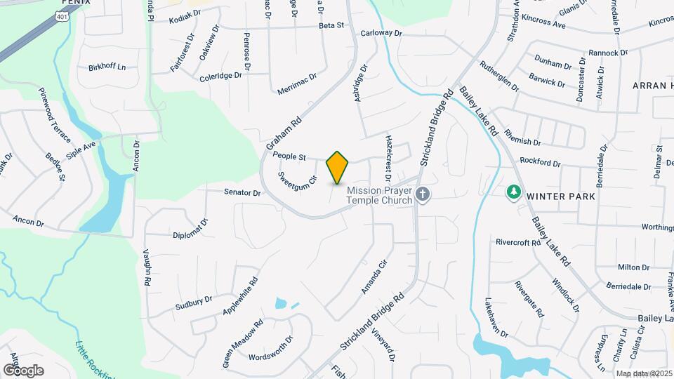 1609 Hickoryridge Ct Map and Location Details