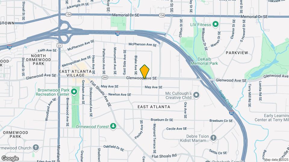 1543 Glenwood Ave SE Map and Location Details