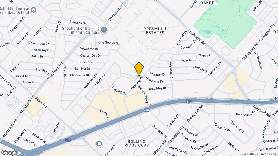 6410 Summit Oak Map and Location Details