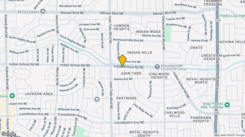 11912 Indian School Rd NE-Unit -4 Map and Location Details