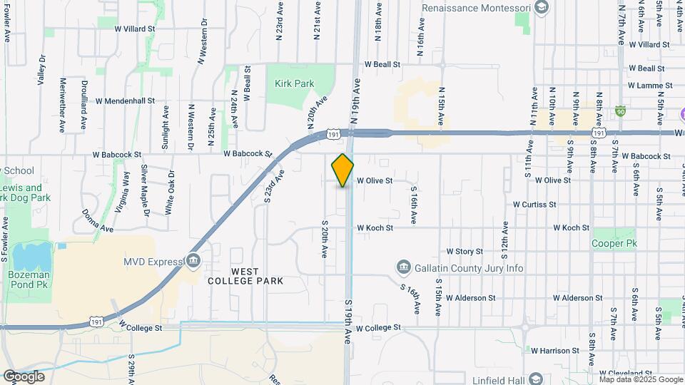 205 S 19th Ave Map and Location Details