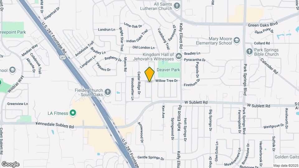 5802 Willow Branch Dr Map and Location Details