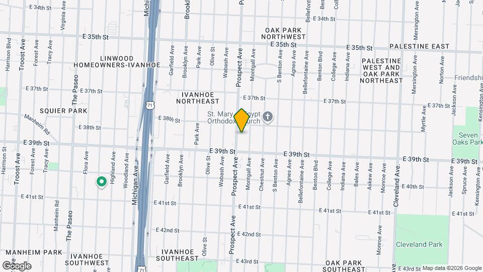 Oak Park Townhomes Map and Location Details