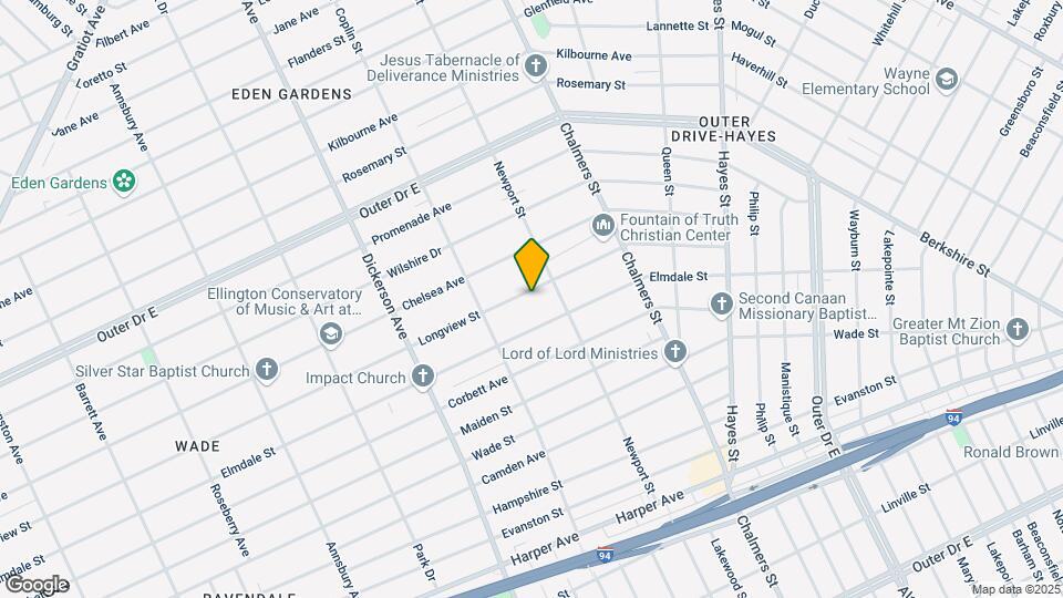 13400 Longview St Map and Location Details
