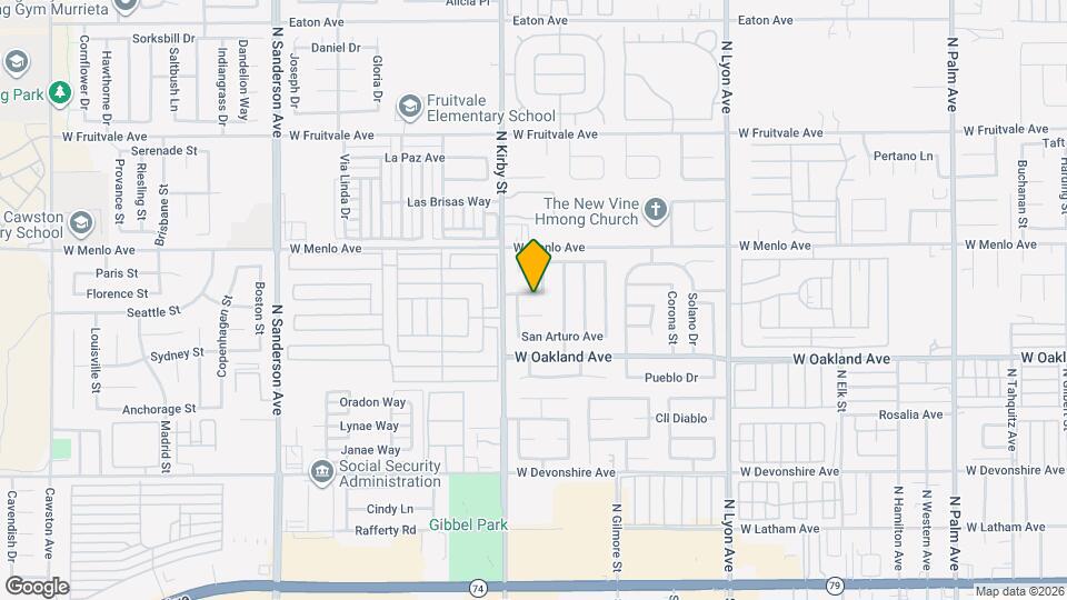2385 San Pedro Ave Map and Location Details