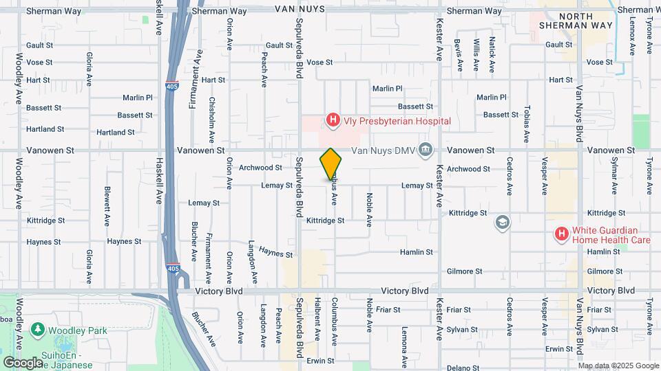 6663 Columbus Ave, Unit 6663 Map and Location Details