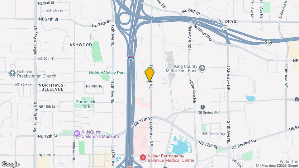 1815 116th Ave NE Map and Location Details