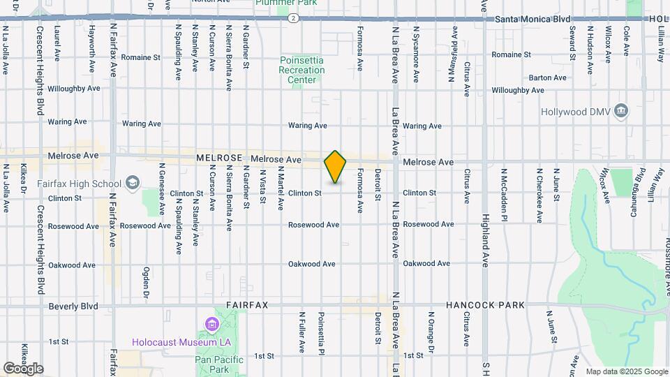 607 N Alta Vista Blvd Map and Location Details