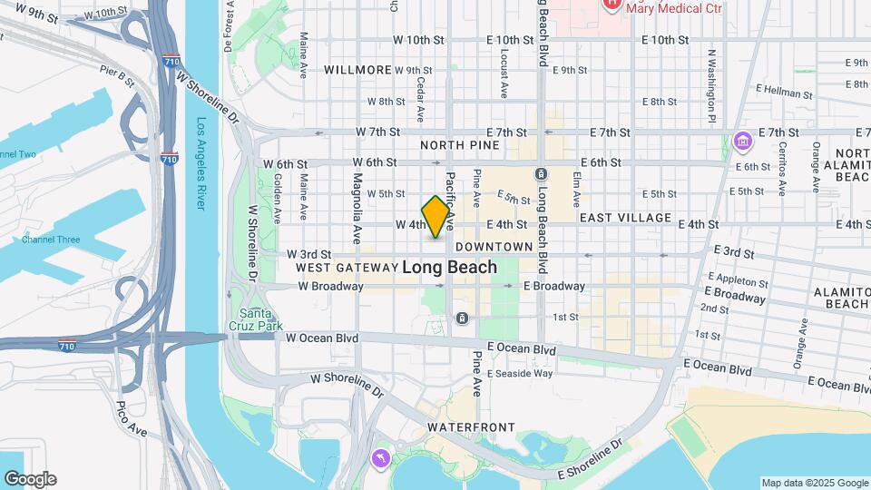 Elevate Long Beach Map and Location Details