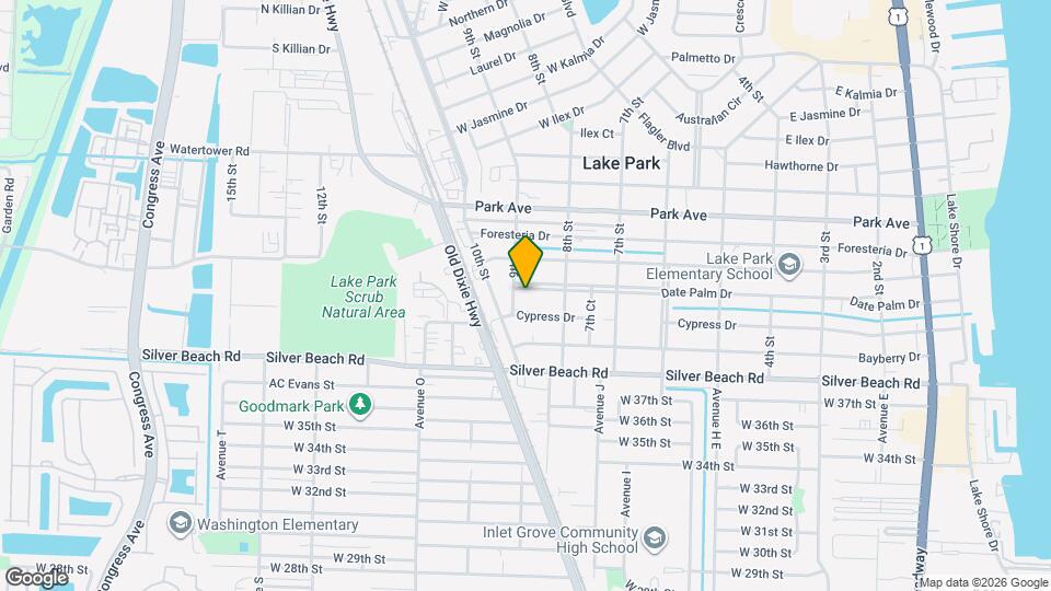 844 Date Palm Dr Map and Location Details