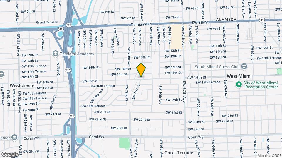 7113 SW 16th St-Unit -A Map and Location Details