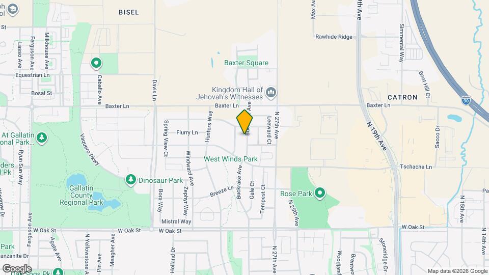 1851 Buckrake Ave Map and Location Details