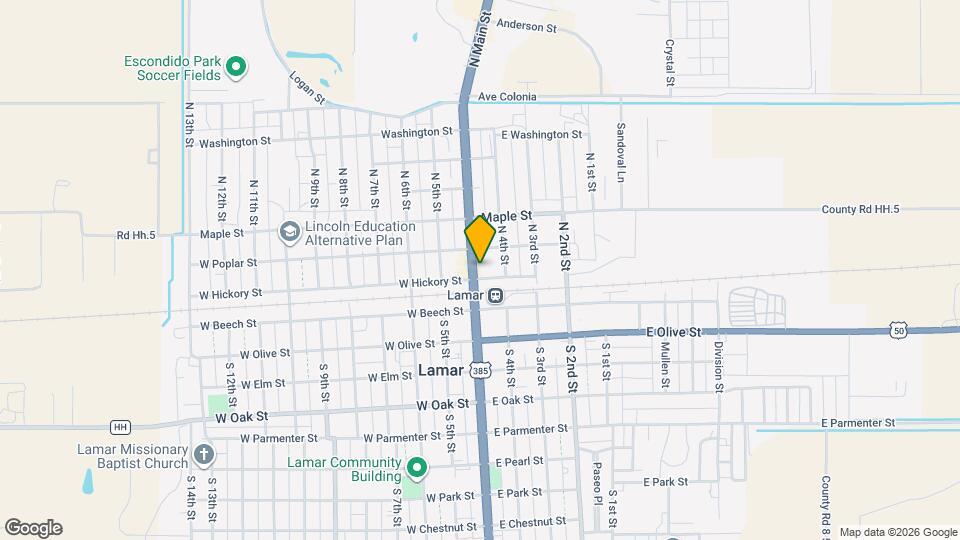 106 N Main St Map and Location Details