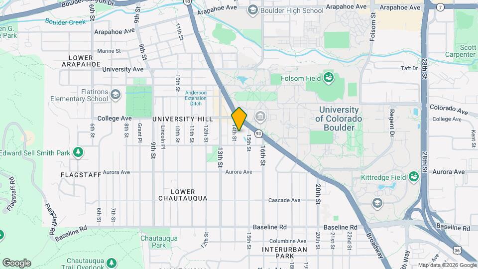 1036 14th St Map and Location Details