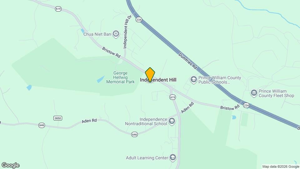 14612 Bristow Rd Map and Location Details