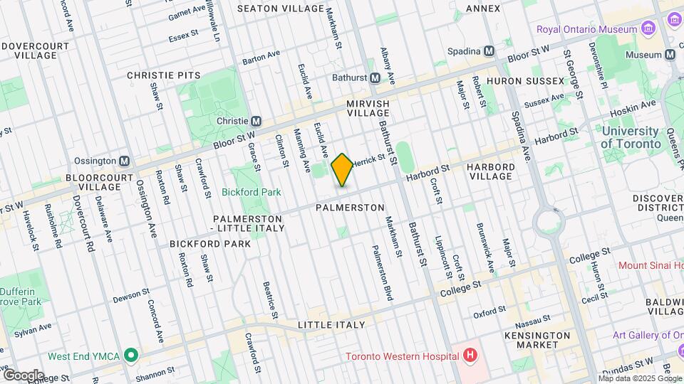 276 Harbord St Map and Location Details