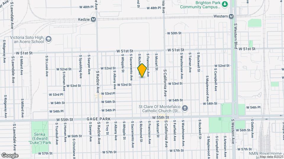 5243 S Richmond St Map and Location Details