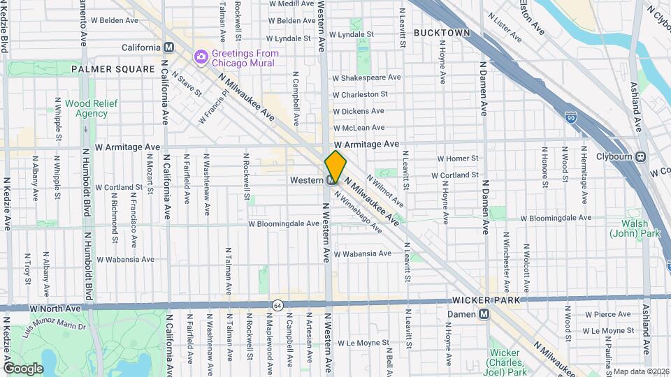 1875 N Winnebago Ave Map and Location Details