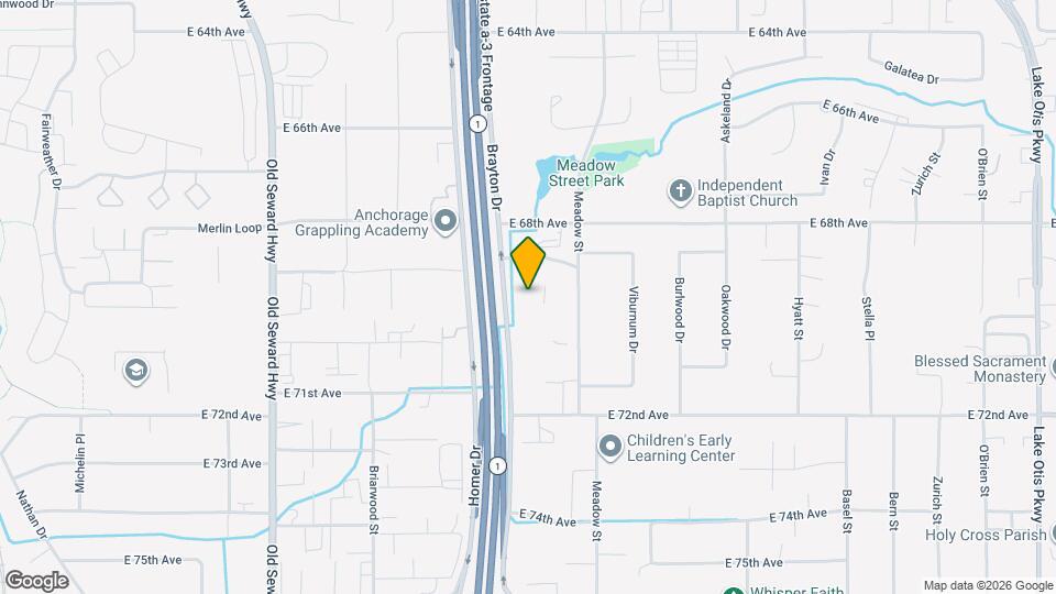 6934 Meadow St Map and Location Details