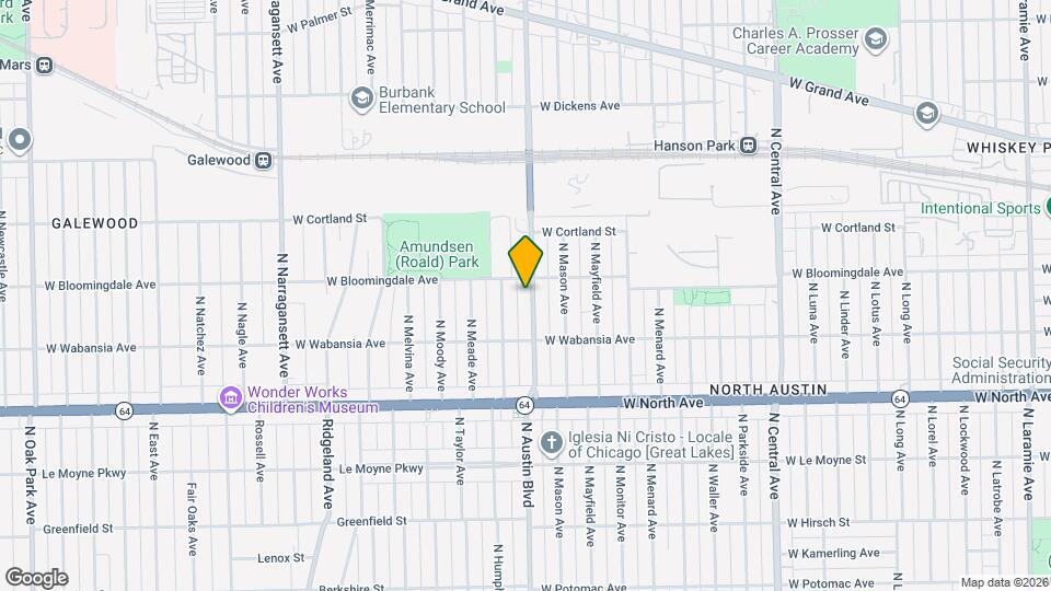 1748 N Austin Ave Map and Location Details