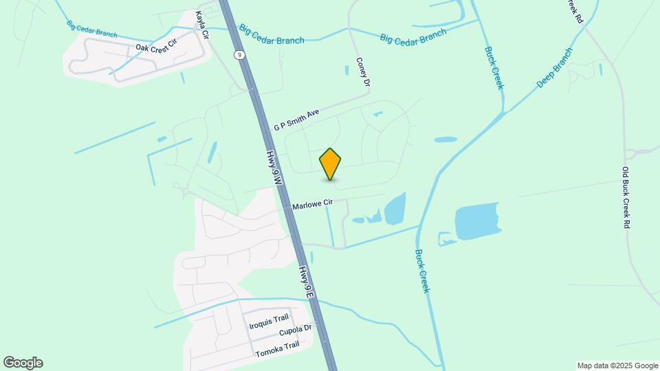 1109 Lauryn Oak Lp Map and Location Details