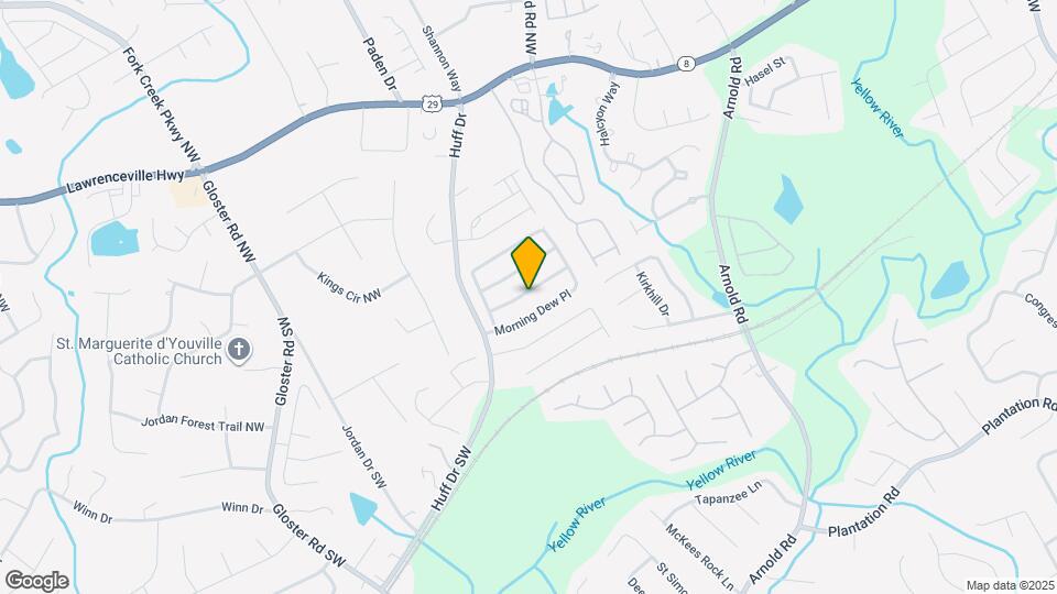 2484 Morning Glory Ln NW Map and Location Details